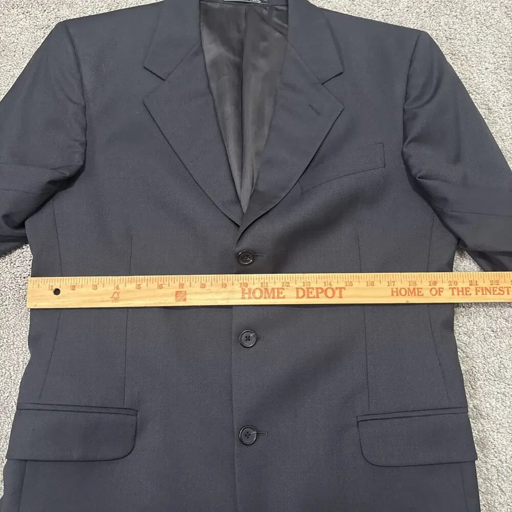 Fendi Mens Blazer Jacket Size 52 Gray 3 Button